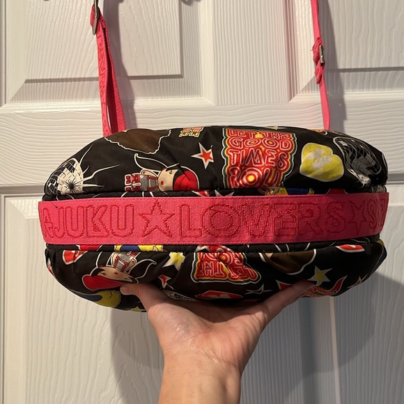 🦇TRADED🦇HARAJUKU LOVERS 90s Y2K Roller Disco Ball purse, Kawaii Japan Streetwear - Picture 6 of 16